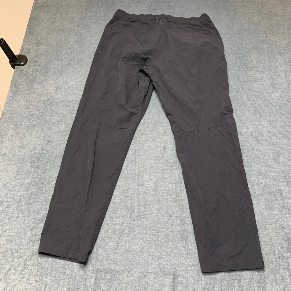 Uniqlo Casual Pants Mens XL Gray Comfort Stretch Mesh Lined Slash Pocket Outdoor